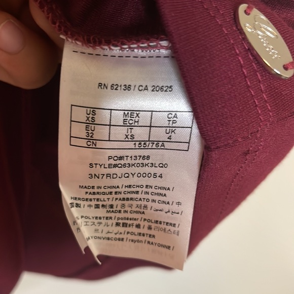 Brand New Maroon Guess Dress - Picture 5 of 5